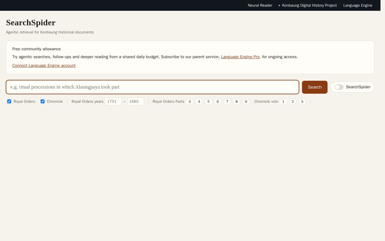 Preview of Searchspider