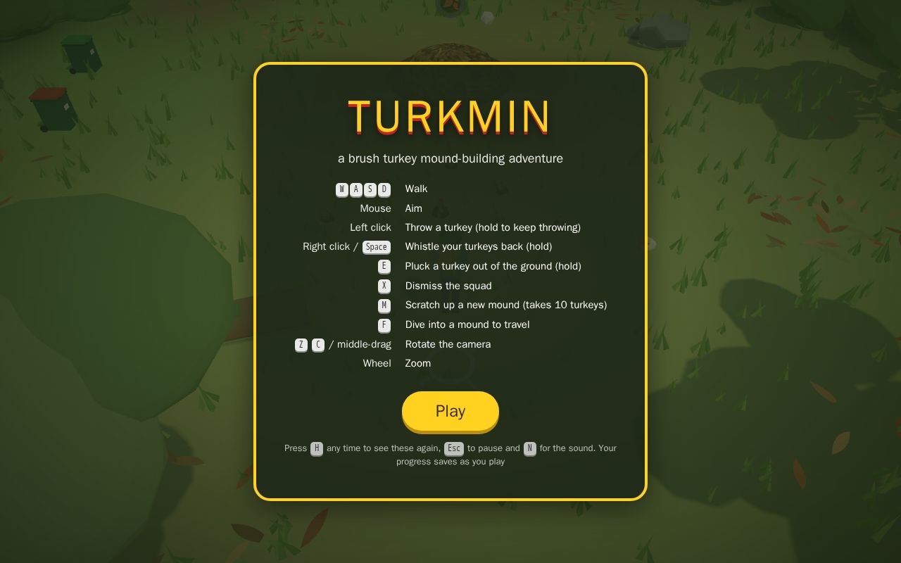 Preview of Brush Turkey Game