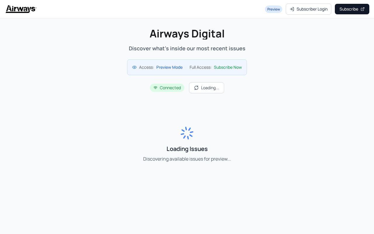 Preview of Airways Digital
