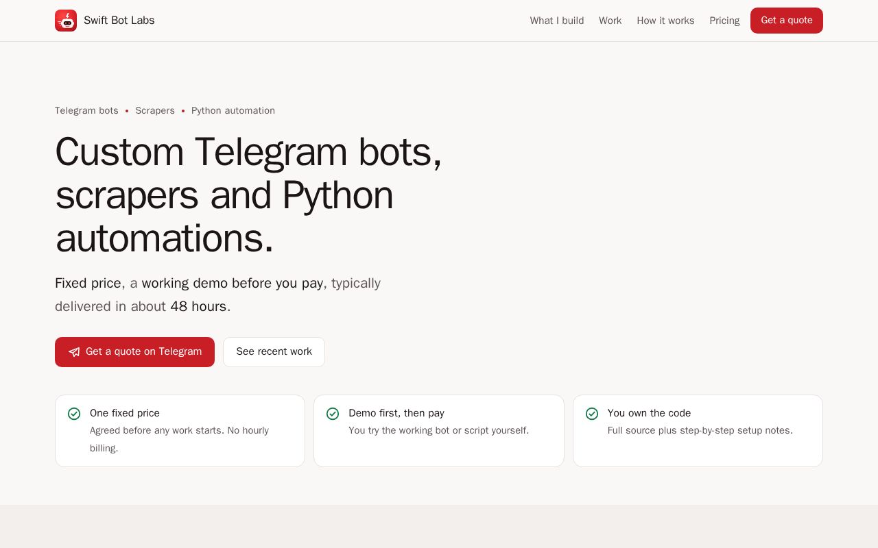 Preview of Swiftbotlab Github Io