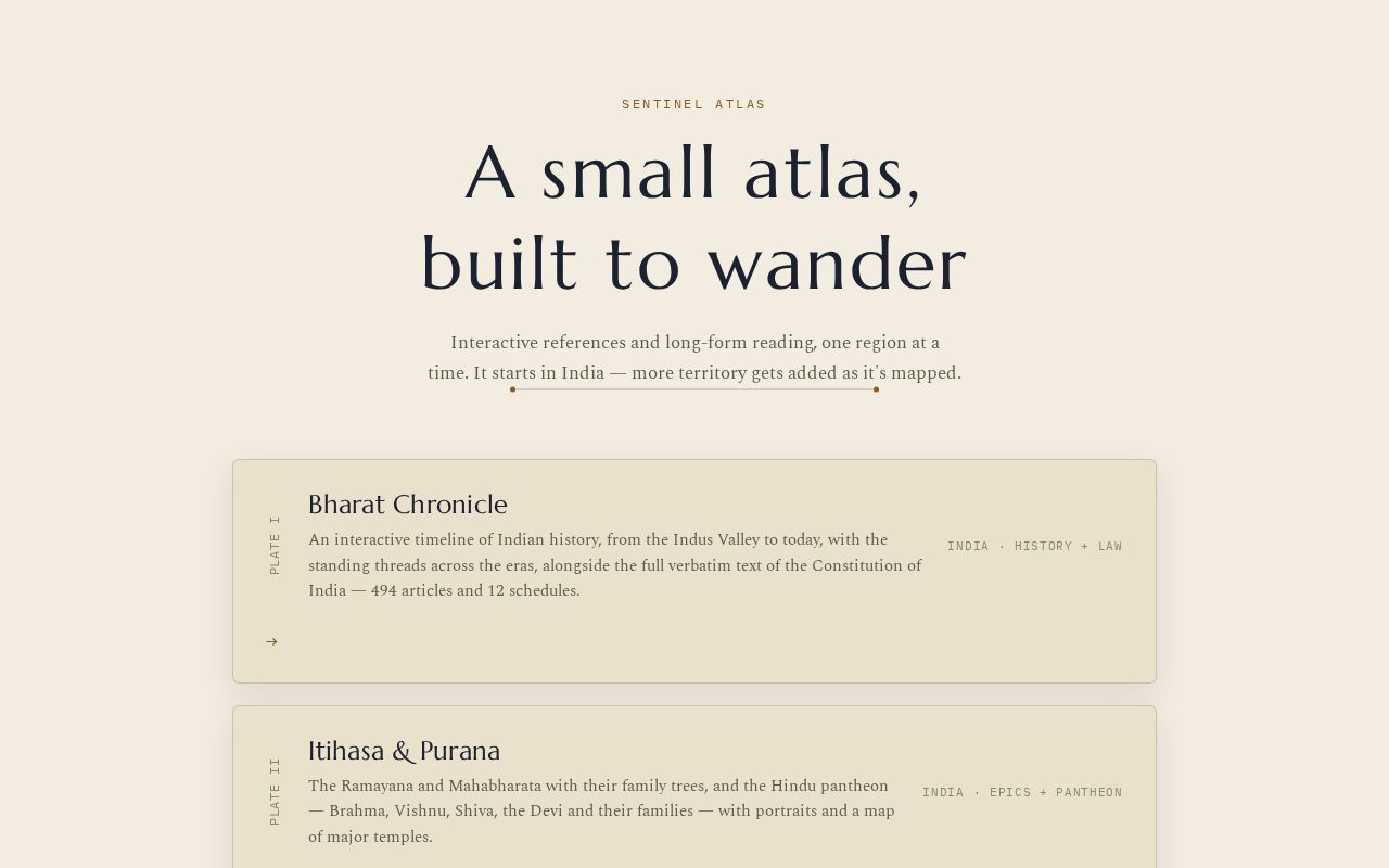 Preview of Sentinel Atlas