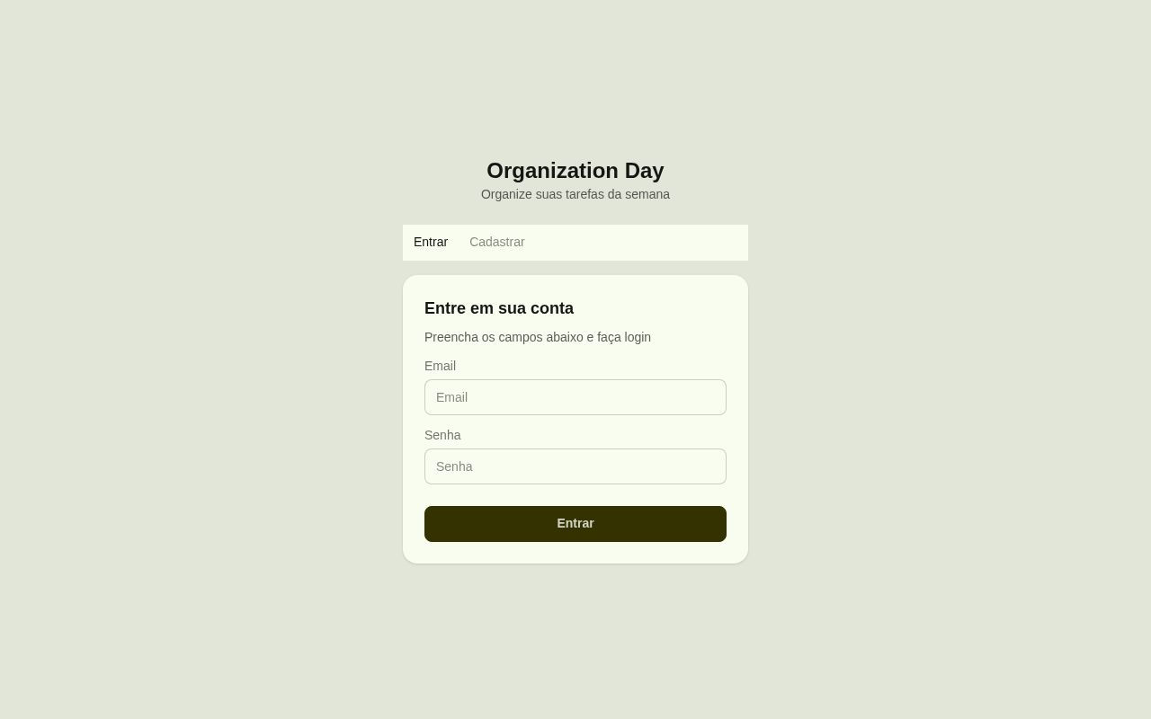 Preview of Organization Day