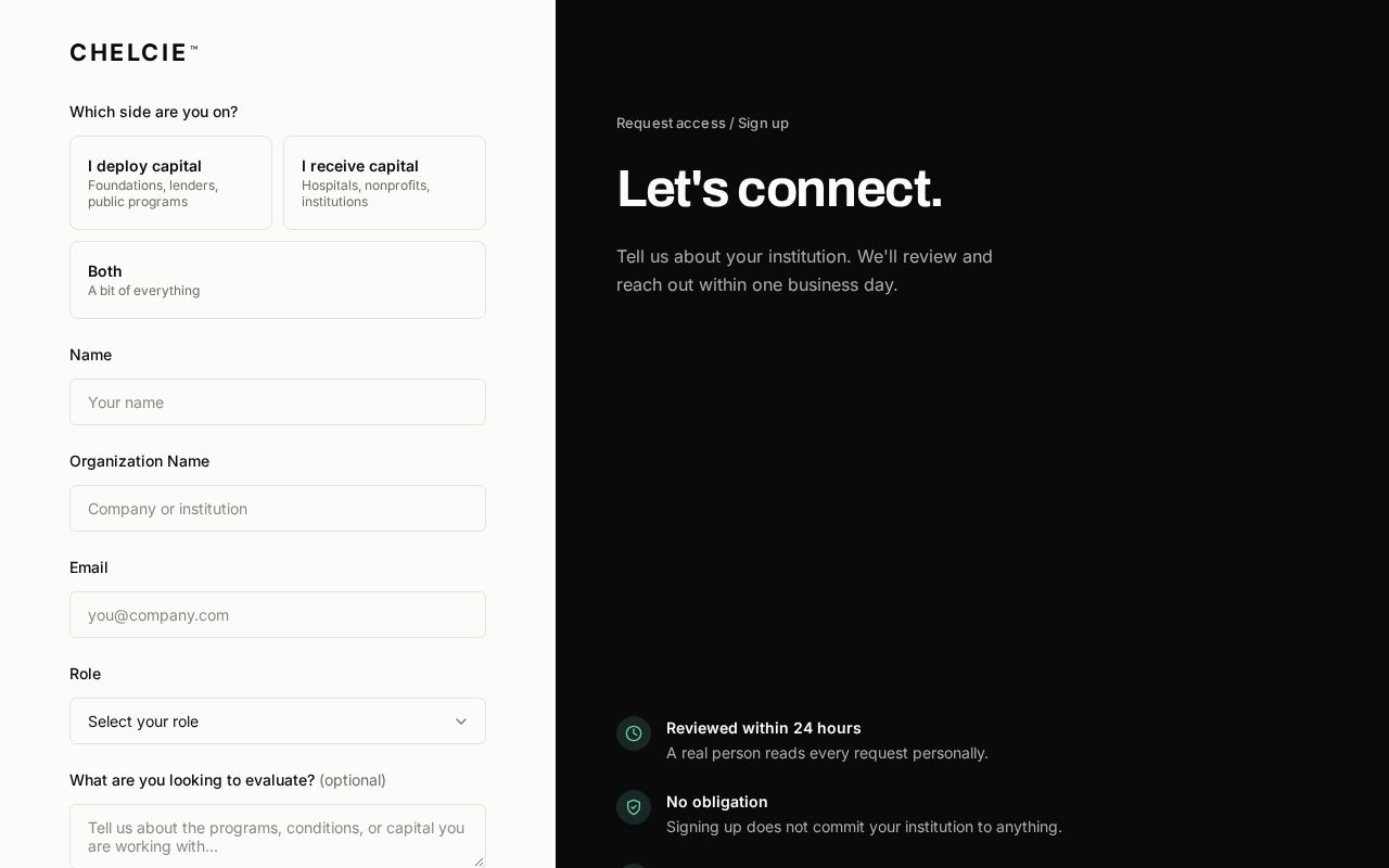 Preview of Request Access