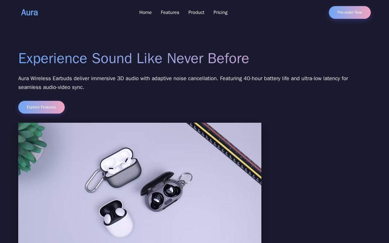 Preview of Aura Earbuds