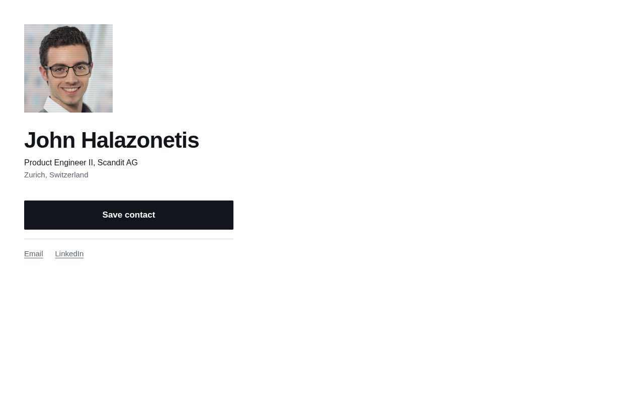 Preview of Contact Details