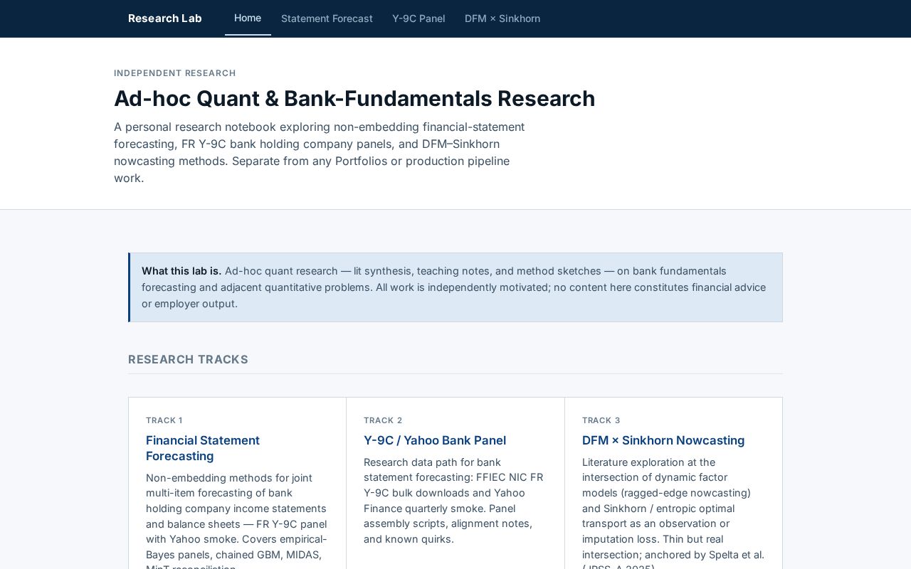 Preview of Research Lab