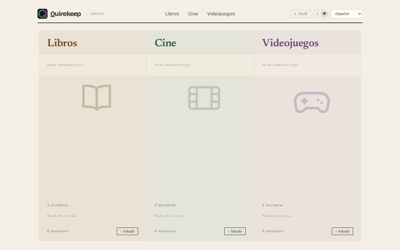 Preview of Quirekeep Web