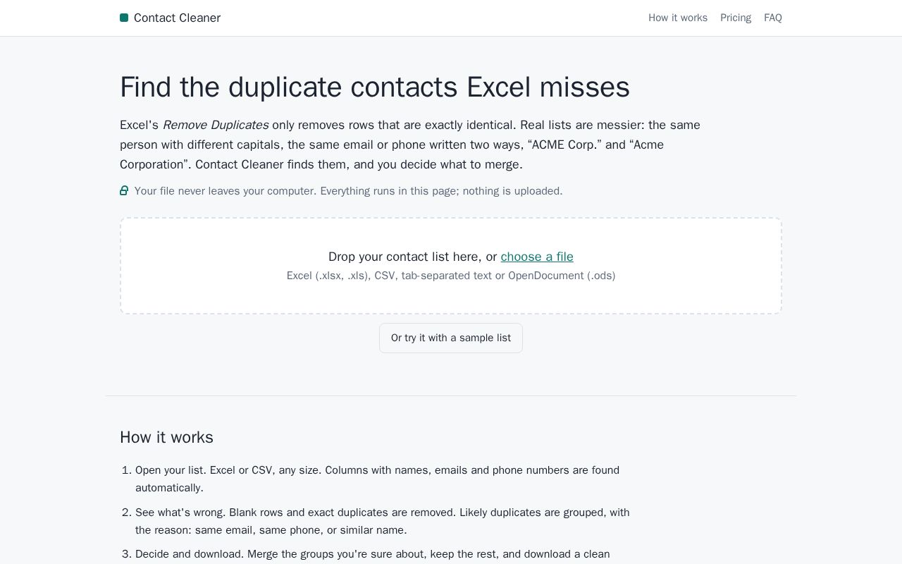 Preview of Contact Cleaner