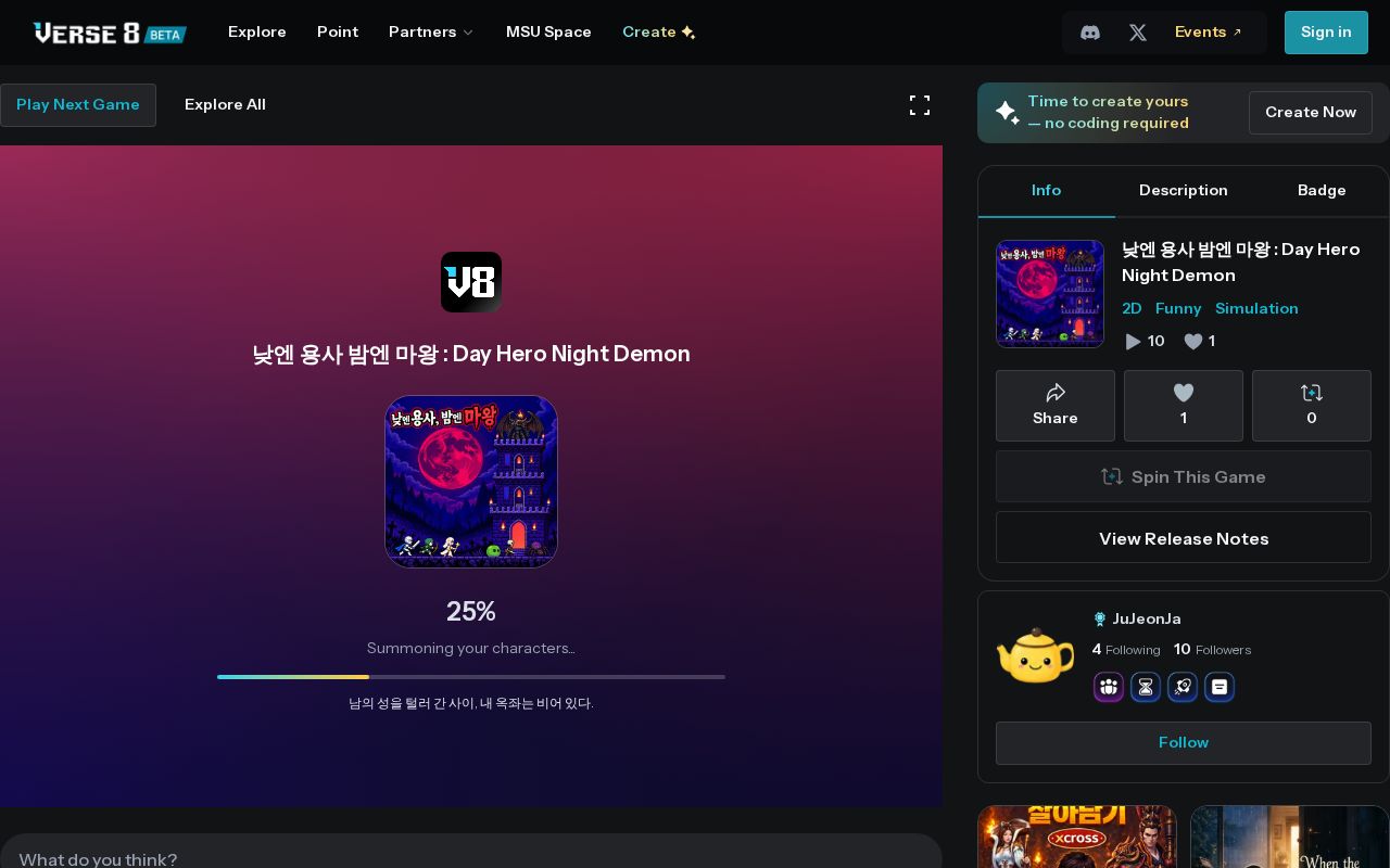Preview of Day Hero Night Demon