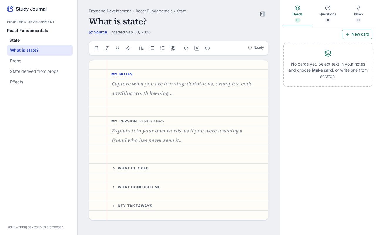 Preview of Study Journal