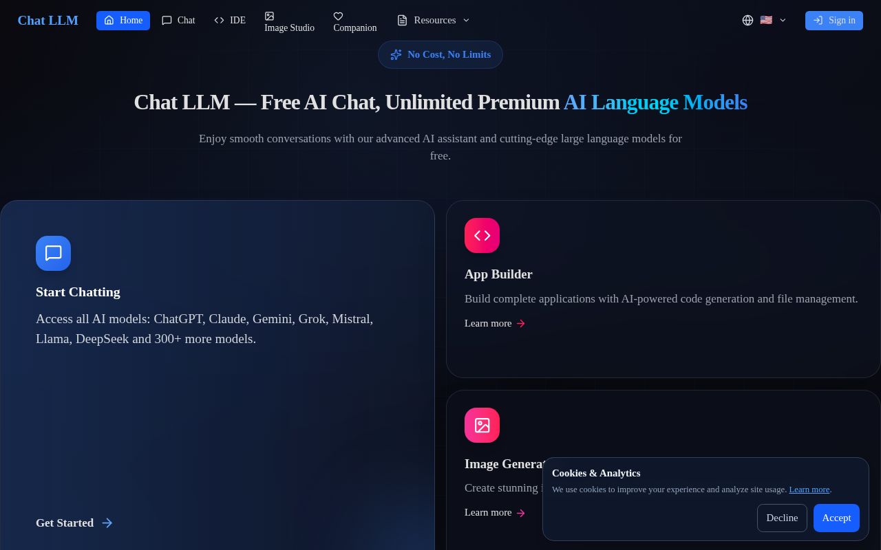 Preview of Chat LLM