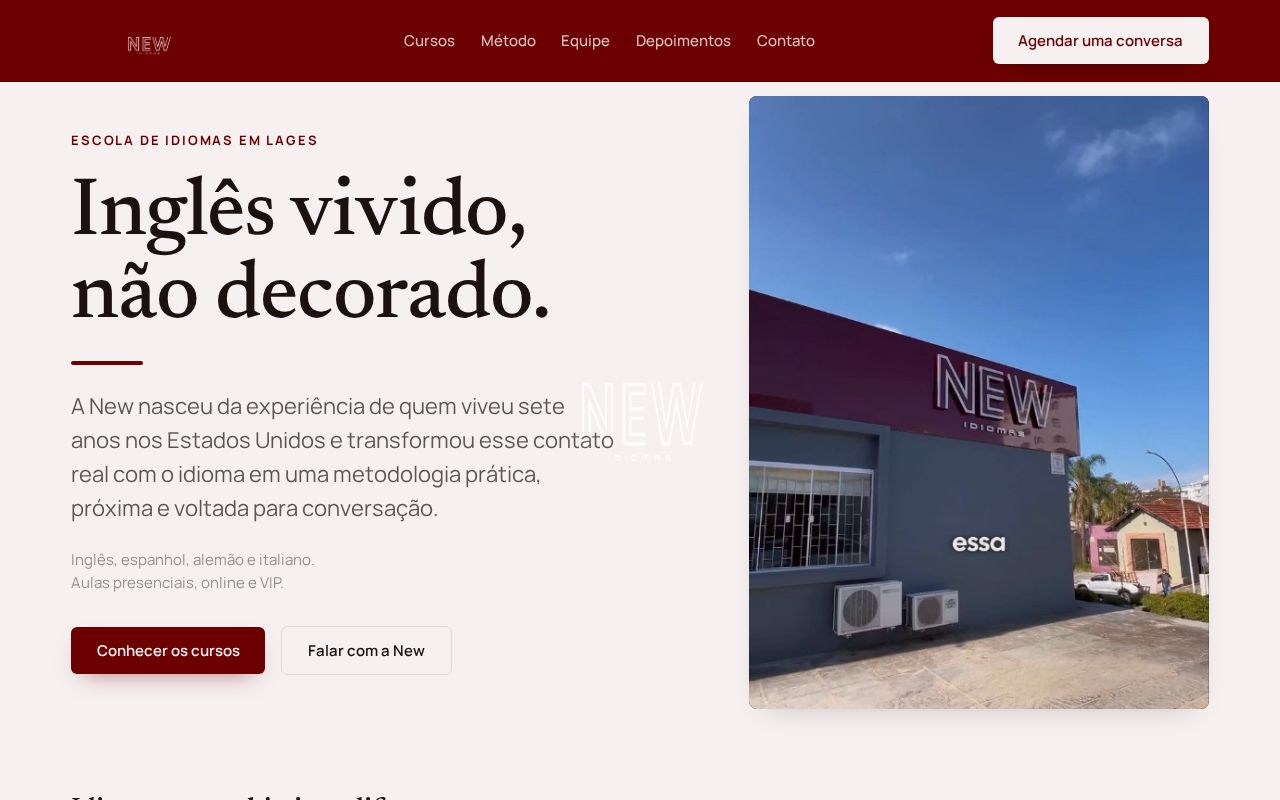 Preview of New Idiomas