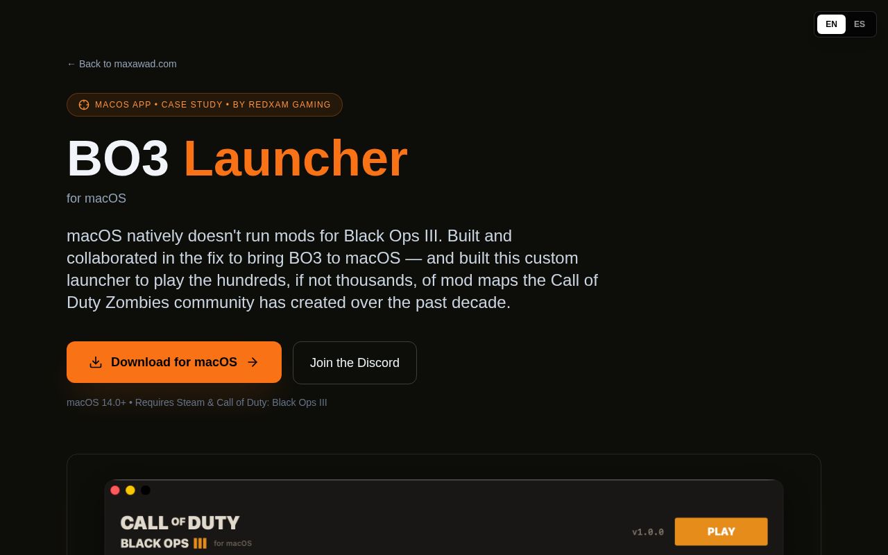 Preview of Bo3 Launcher