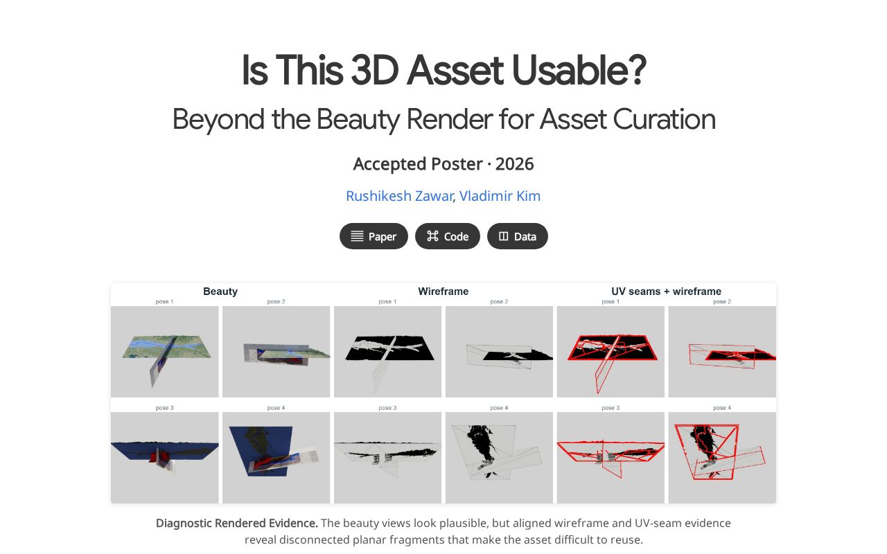 Preview of Is This 3D Asset Usable?