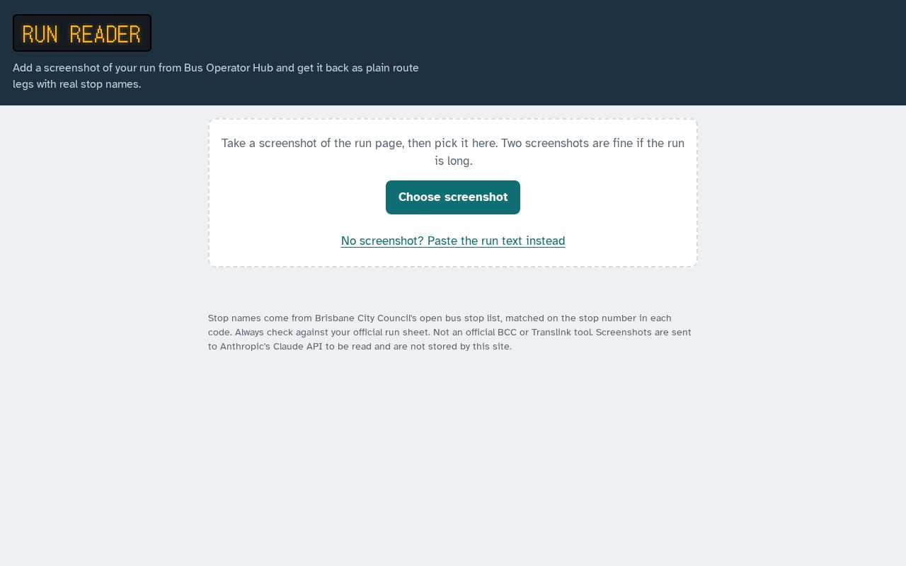 Preview of RunReader