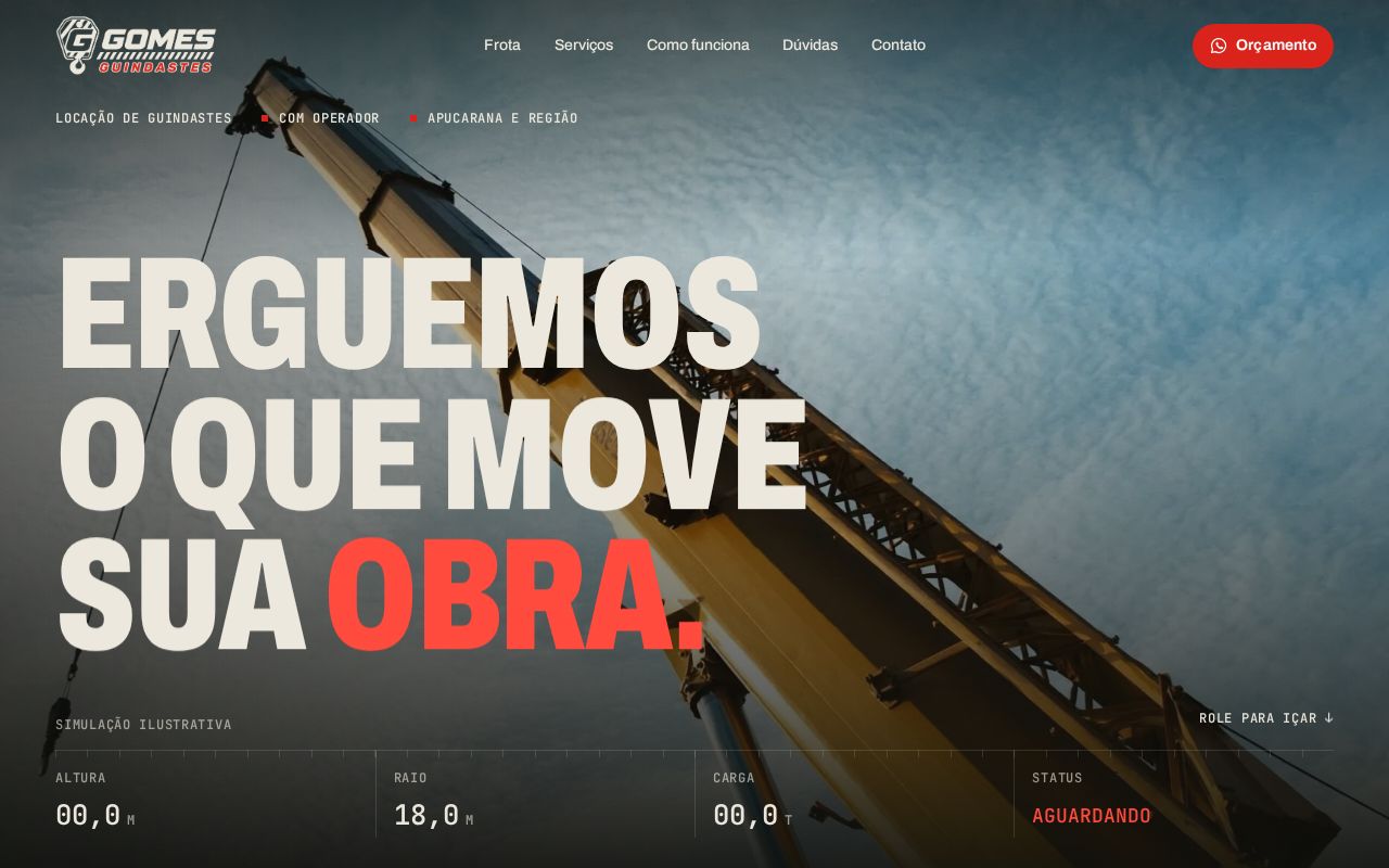 Preview of Site Gomes
