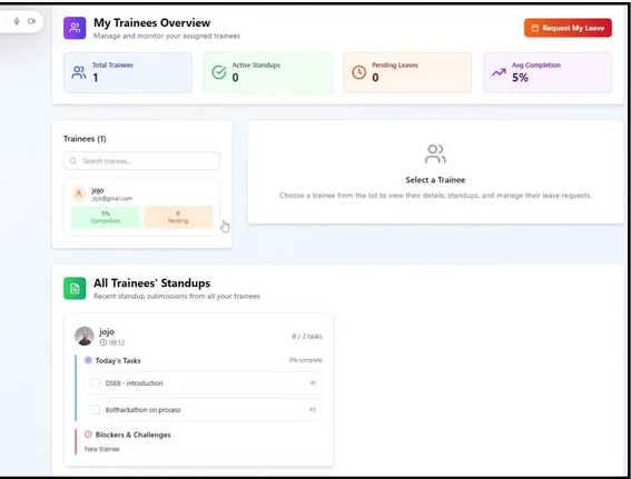 Preview of Daily standup management