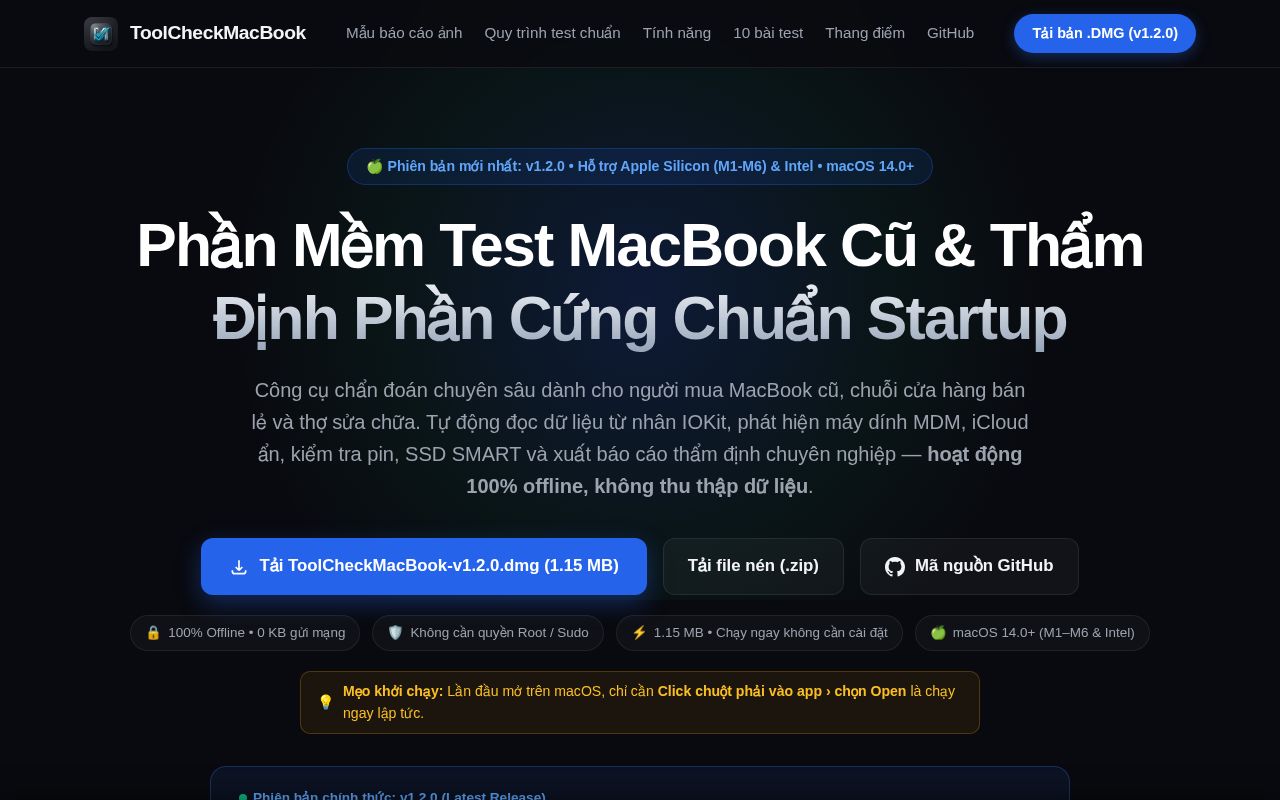 Preview of ToolCheckMac