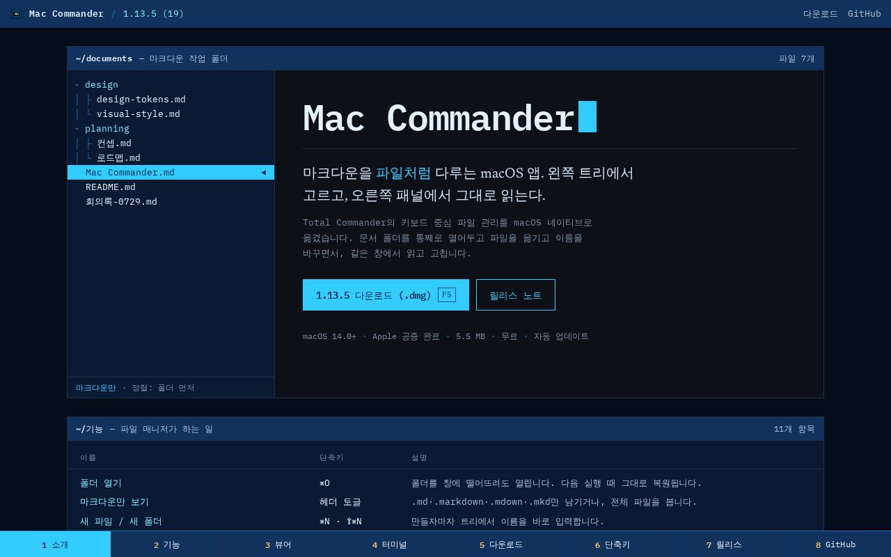 Preview of Mac Commander