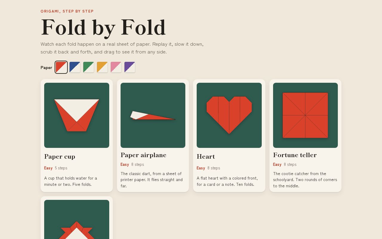 Preview of Fold By Fold