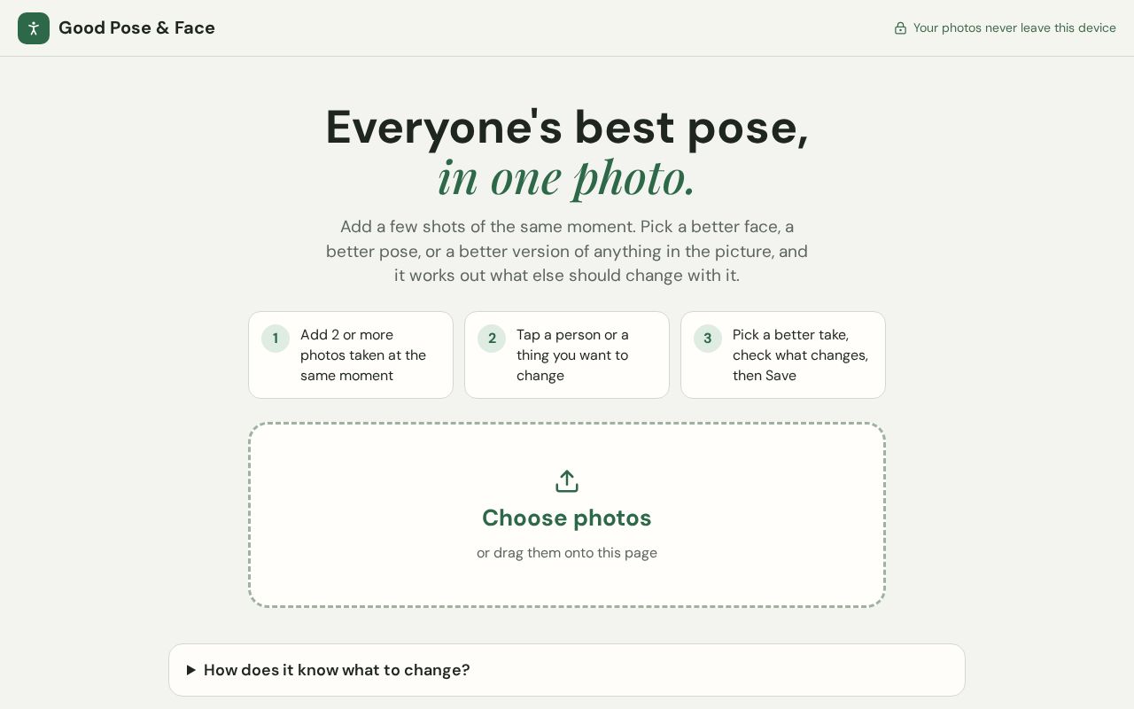 Preview of Good Pose And Face