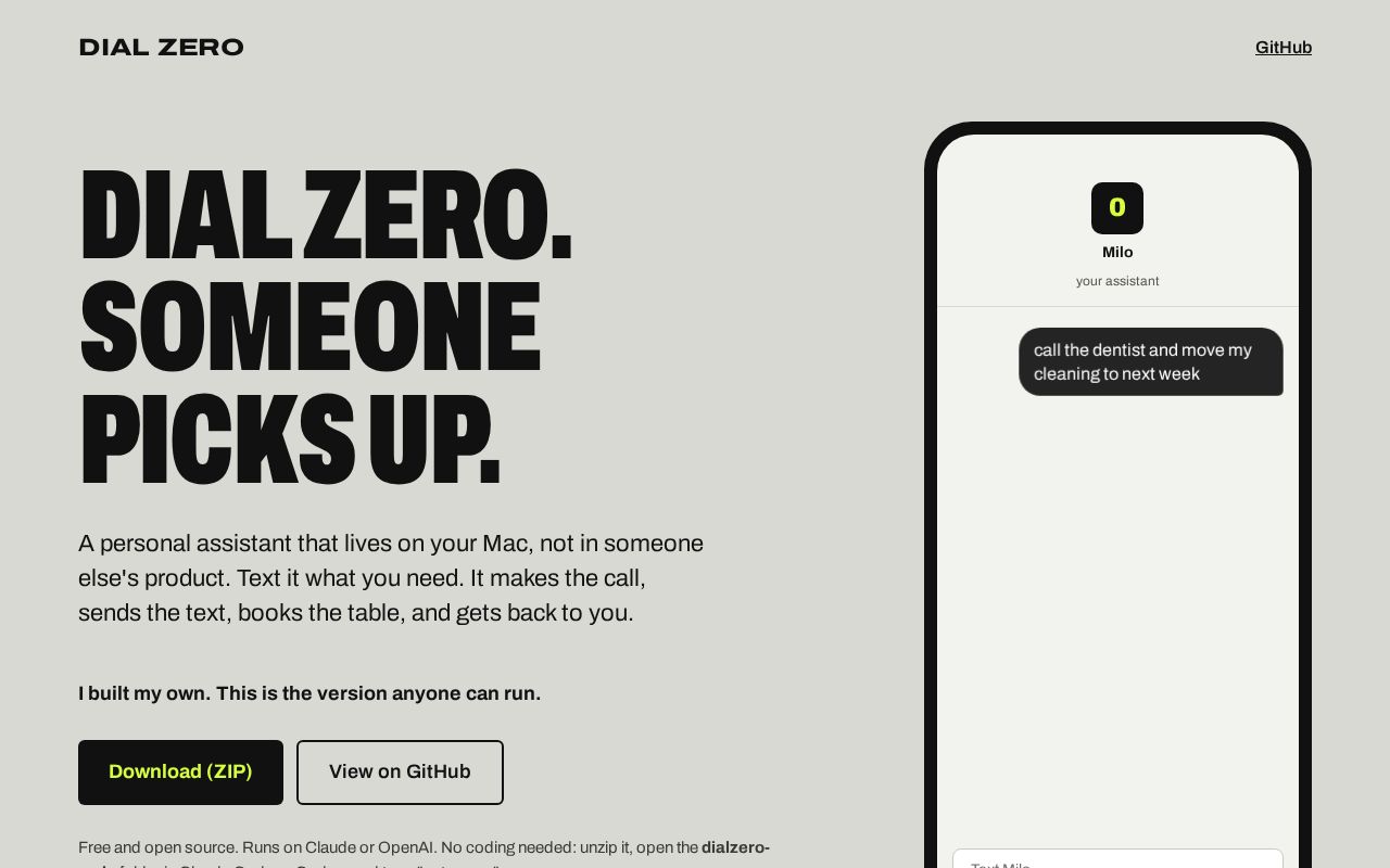 Preview of Dialzero