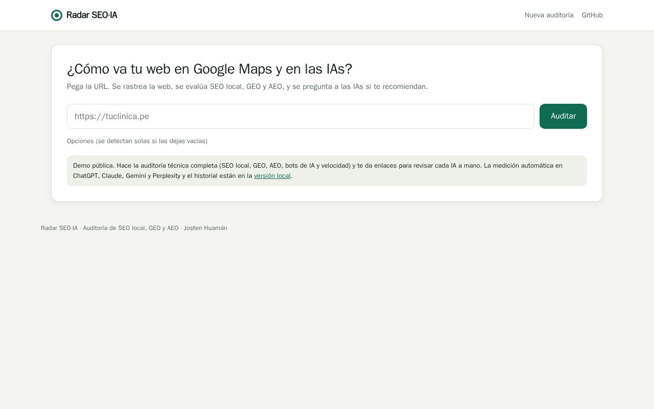 Preview of Radar Seo Ia