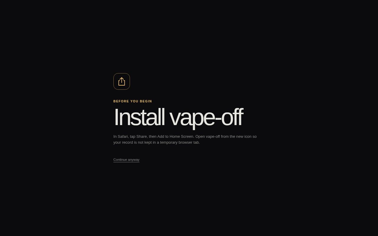 Preview of Vape Off