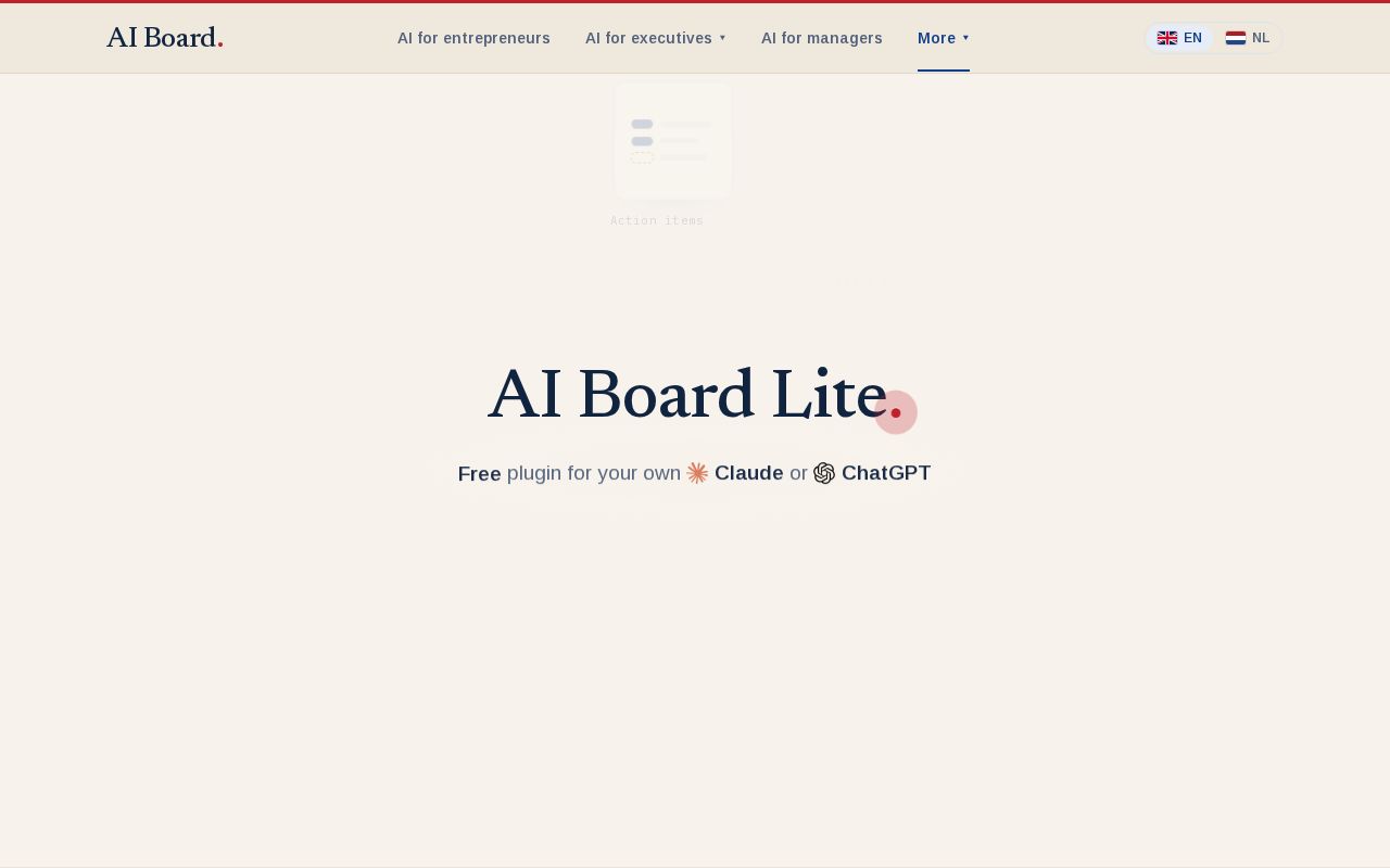 Preview of AI Board Lite: free plugin for Claude and ChatGPT