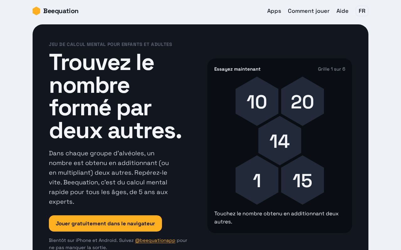 Preview of Beequation