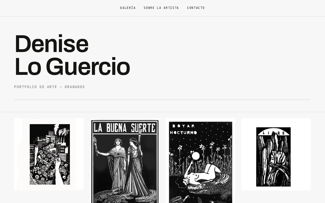 Preview of Landing Page