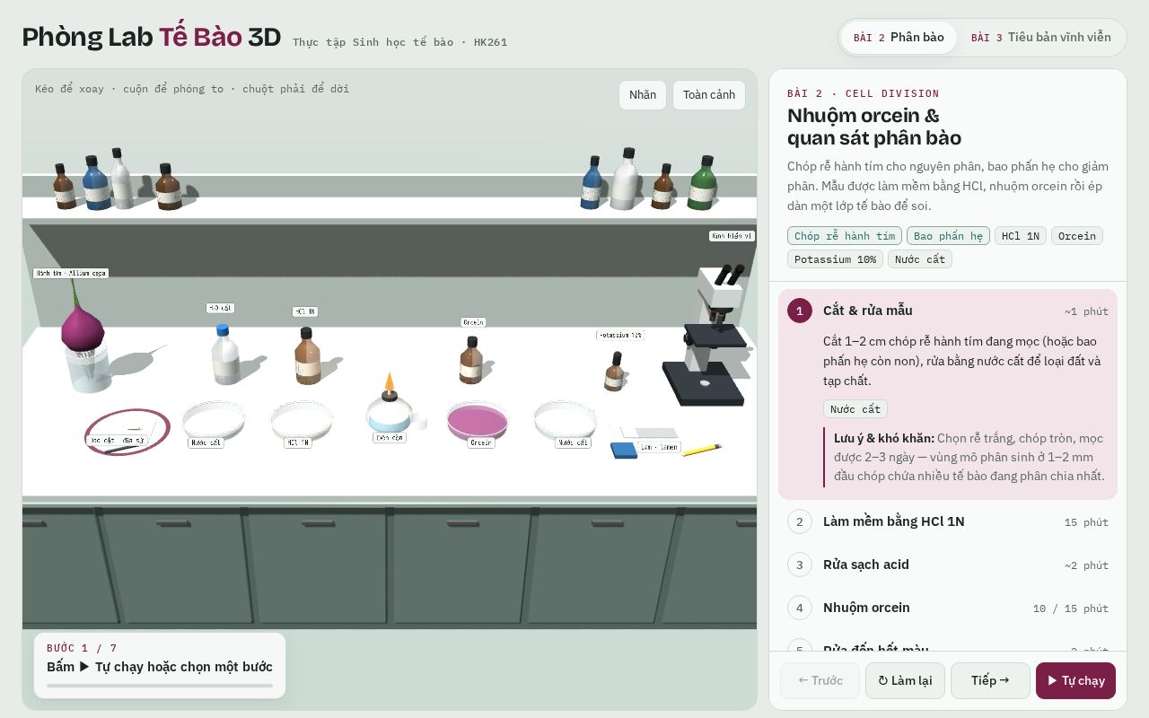Preview of Cell Biology Lab 3d