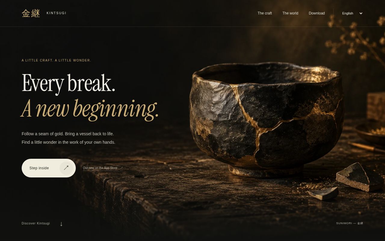 Preview of Kintsugi Site