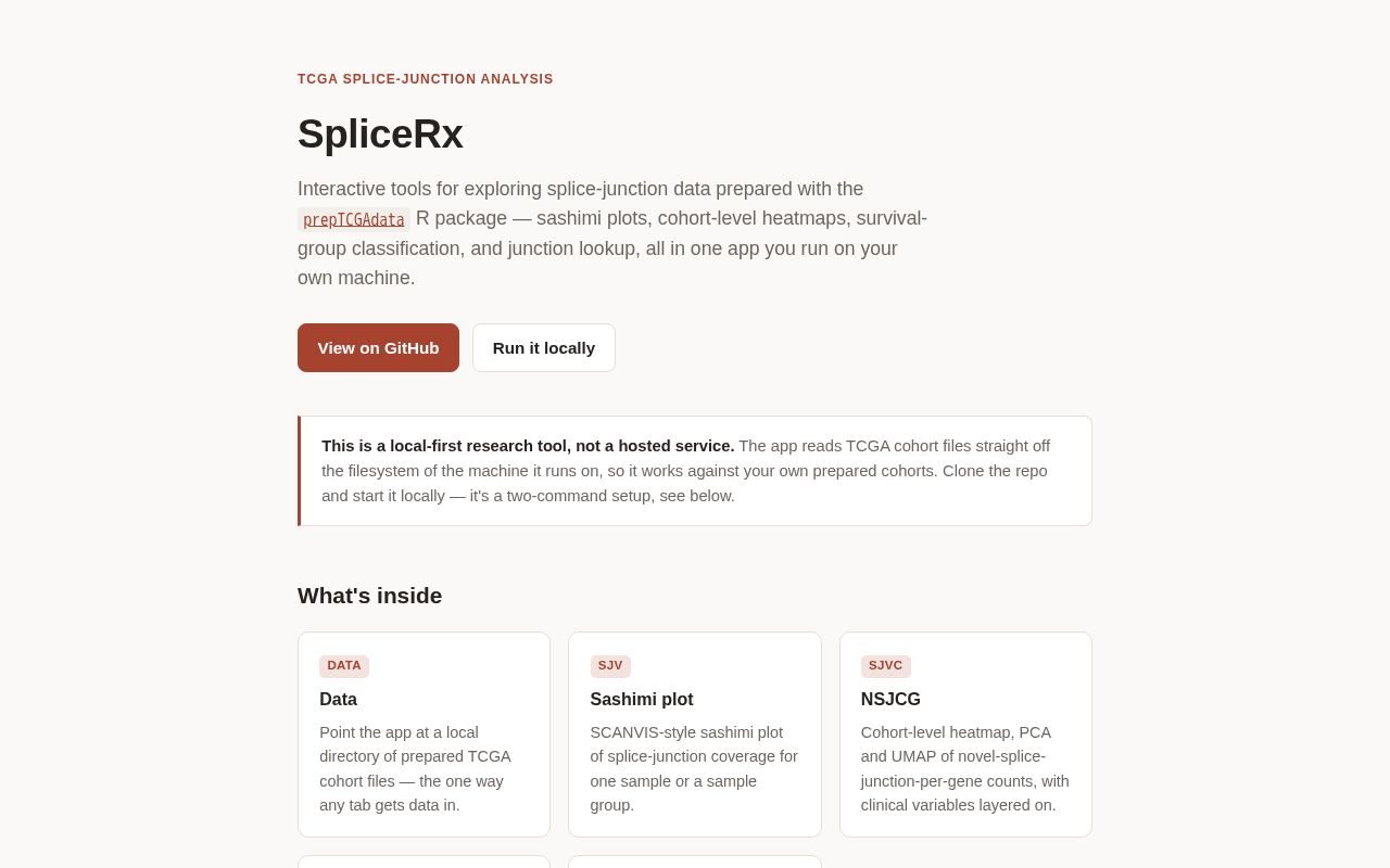 Preview of SpliceRx