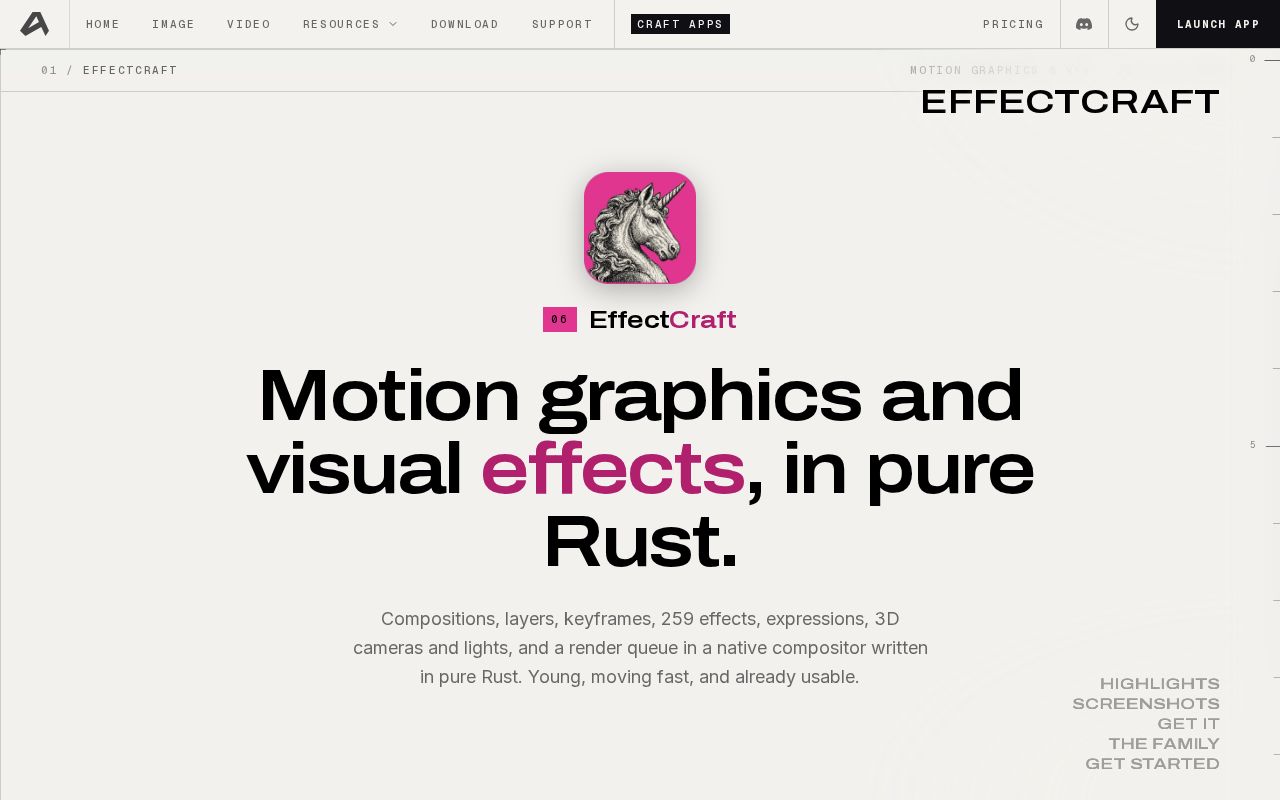 Preview of EffectCraft