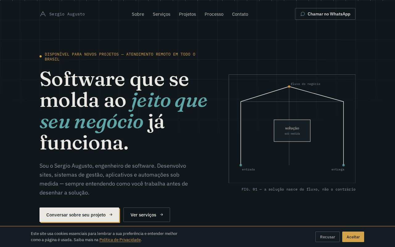 Preview of Sergio Augusto Site