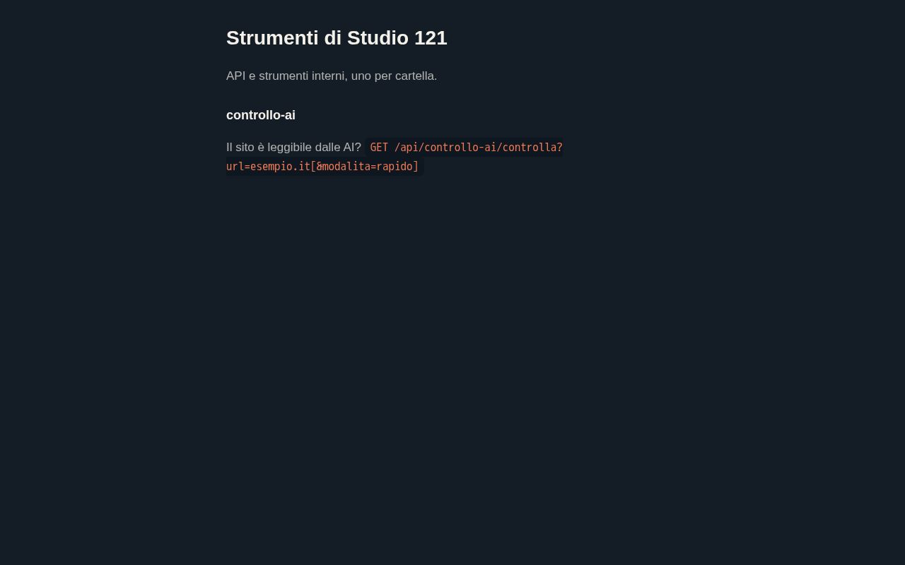 Preview of Controllo Ai