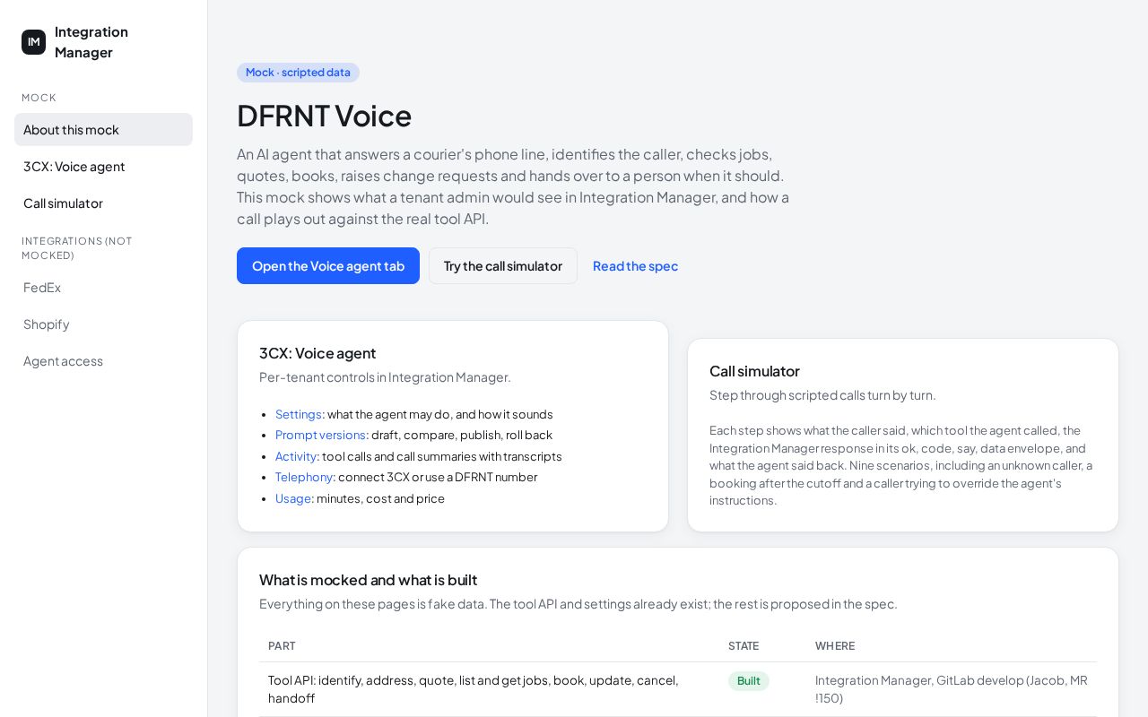 Preview of Dfrnt Voice Mock