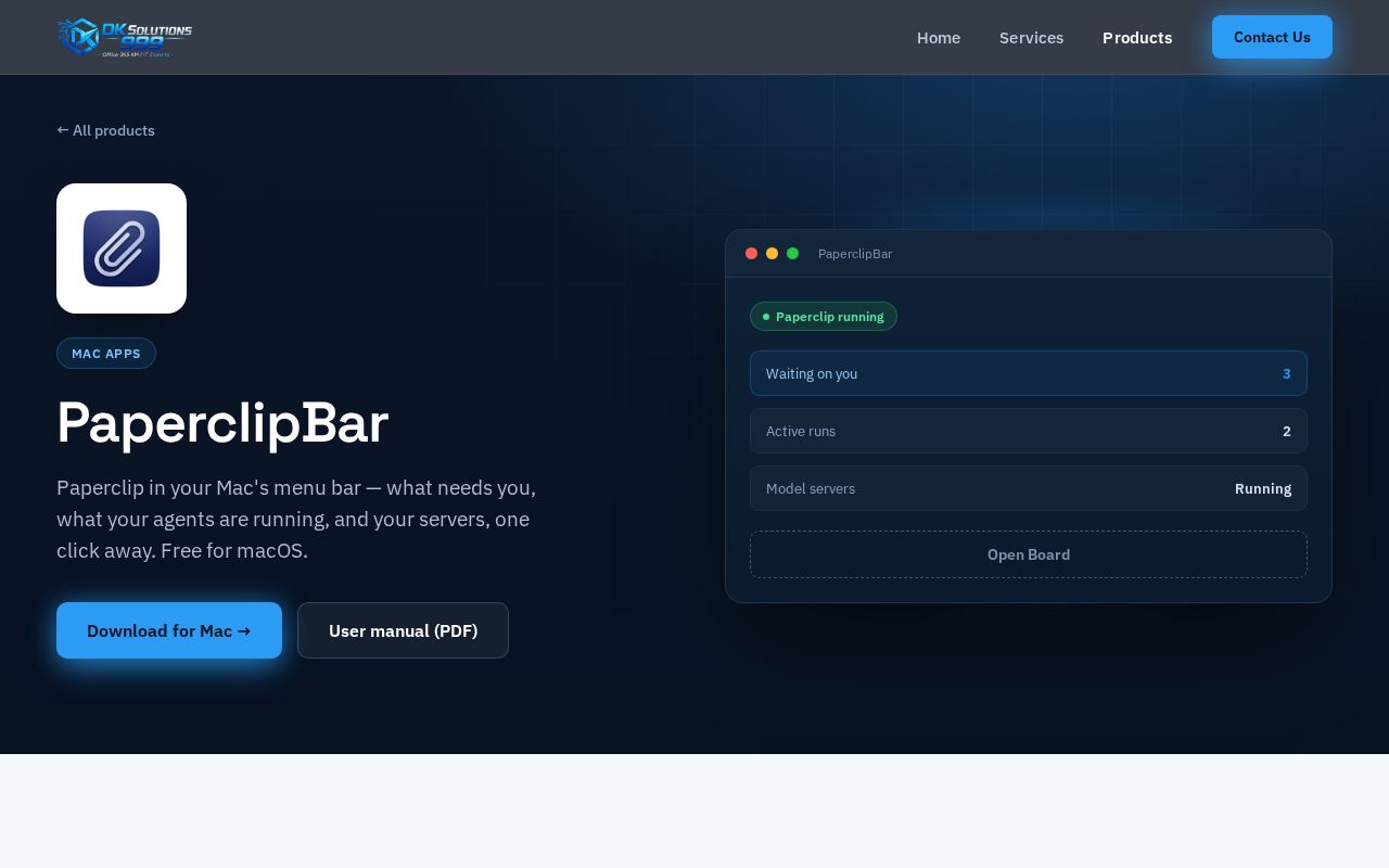 Preview of PaperclipBar Releases