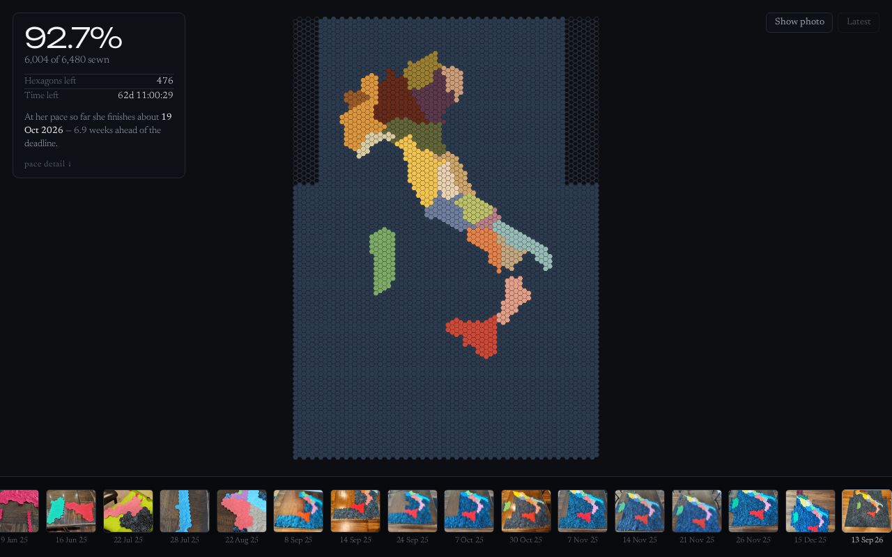 Preview of Nonna's blanket