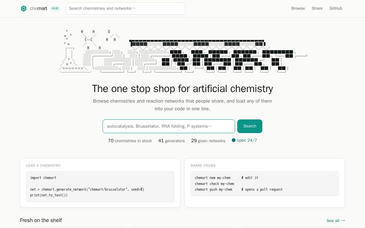 Preview of Chemart Hub