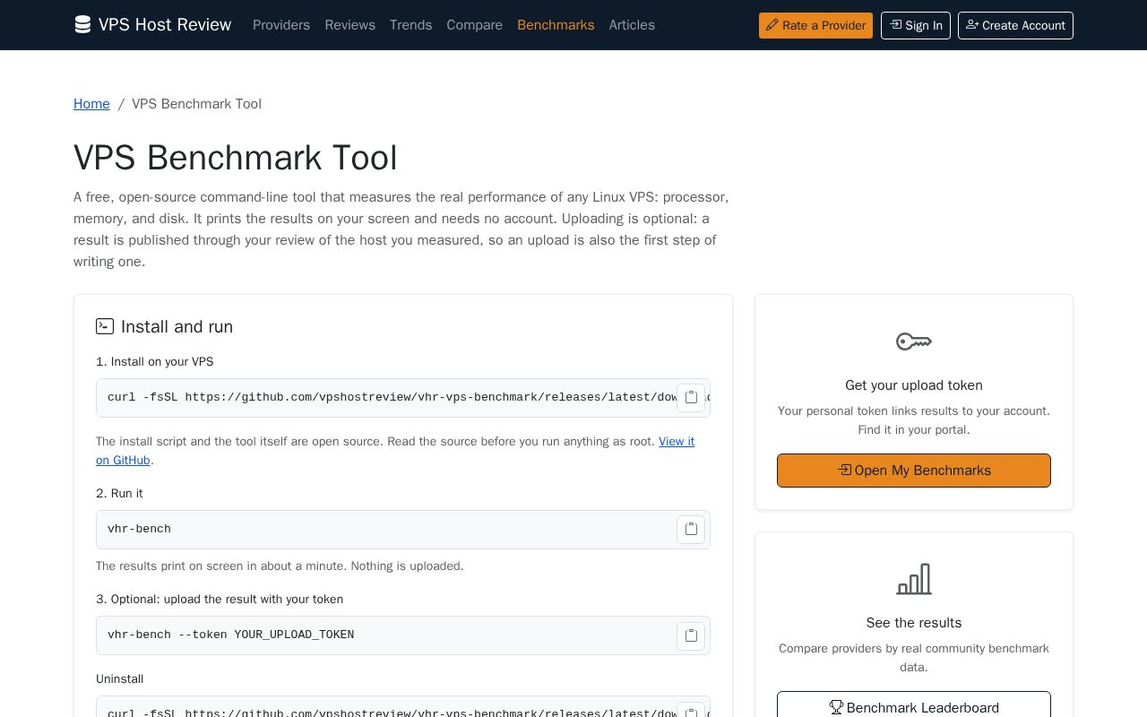 Preview of Vhr Vps Benchmark