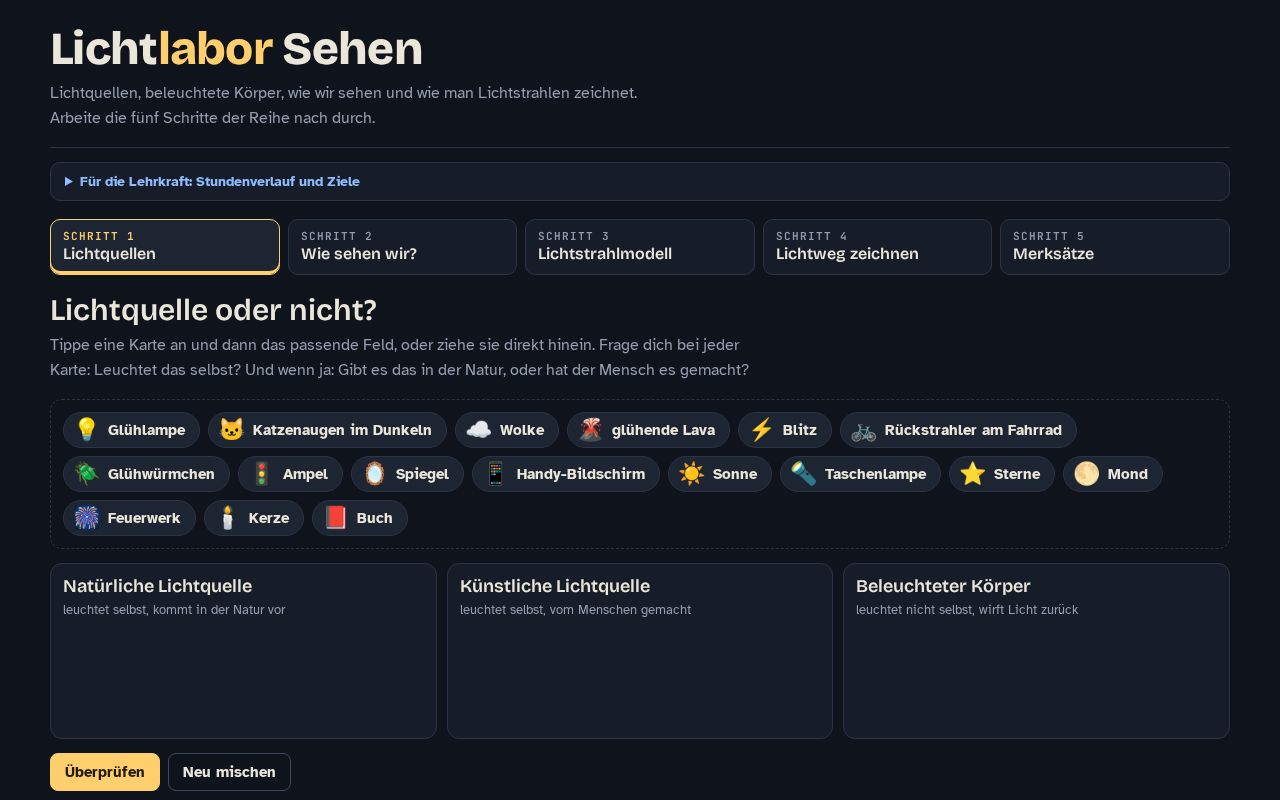 Preview of Lichtlabor Sehen
