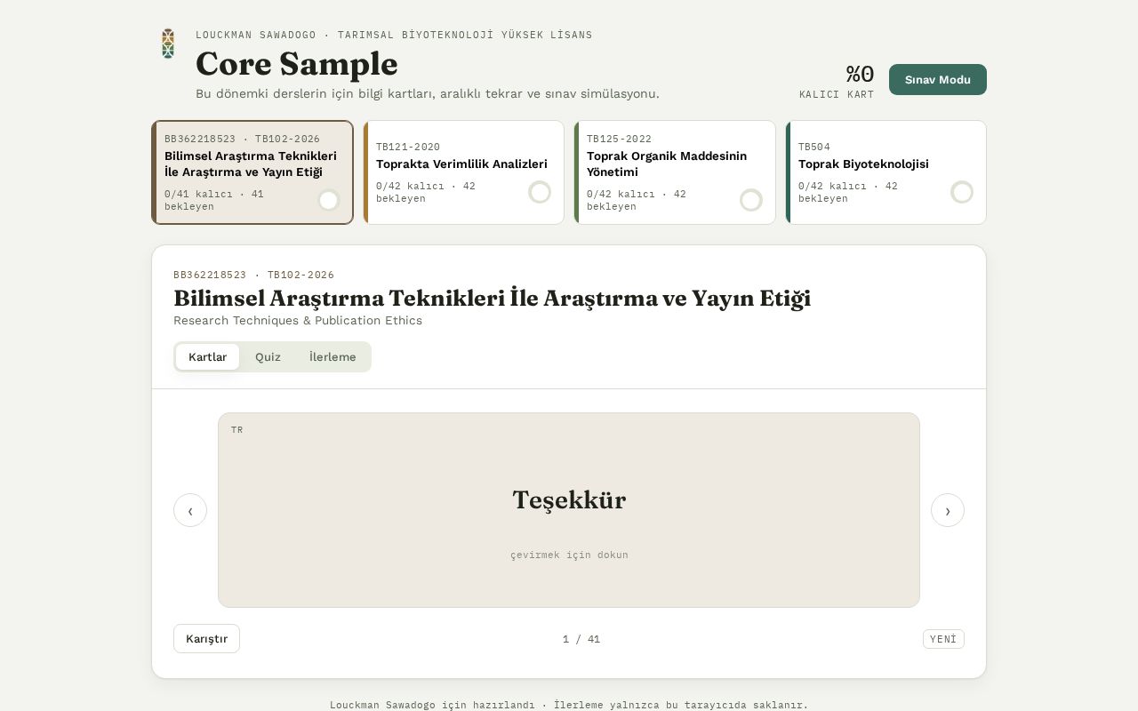 Preview of Core Sample
