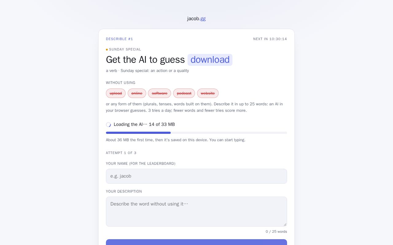 Preview of Describle