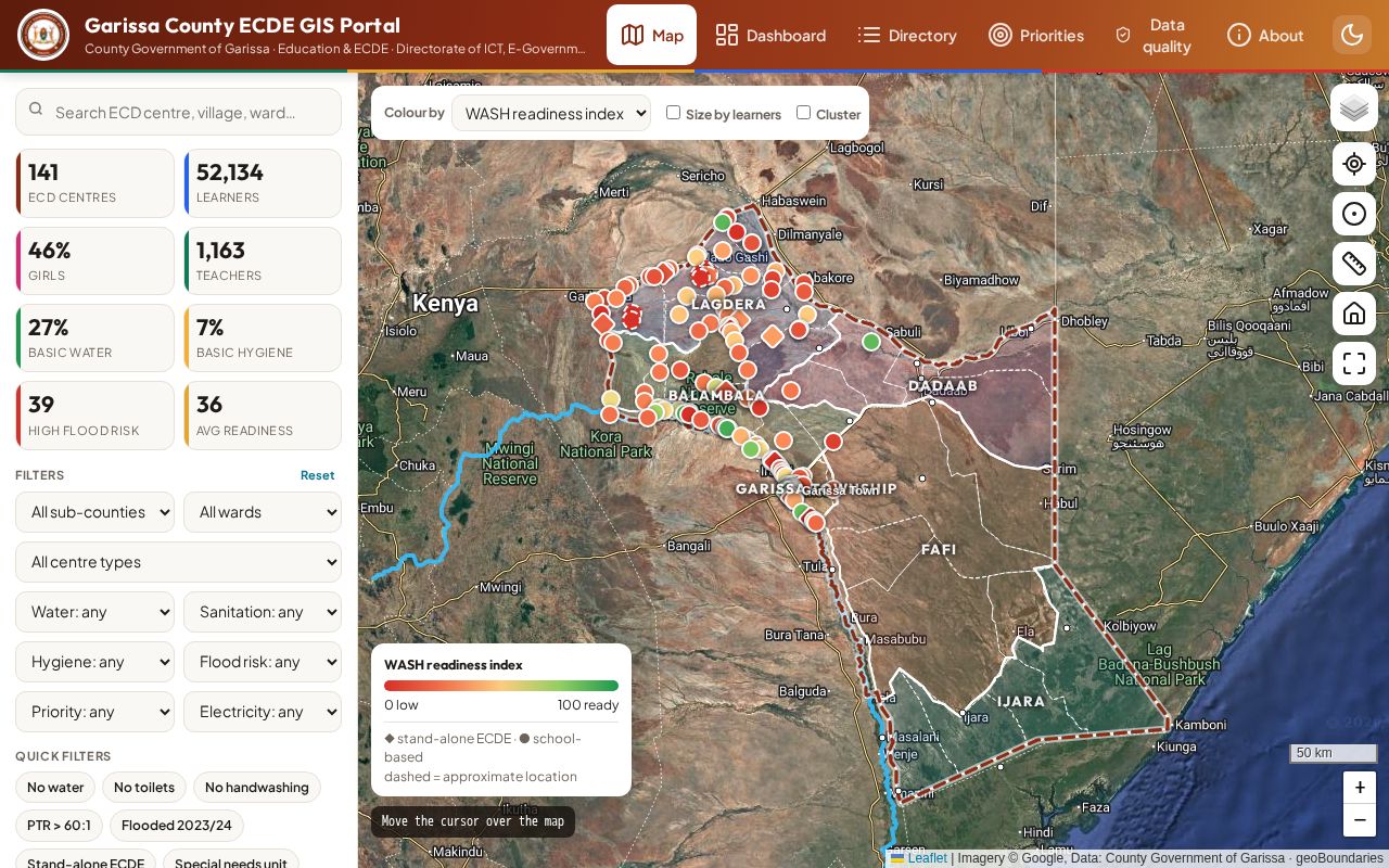 Preview of Garissa ECD Portal