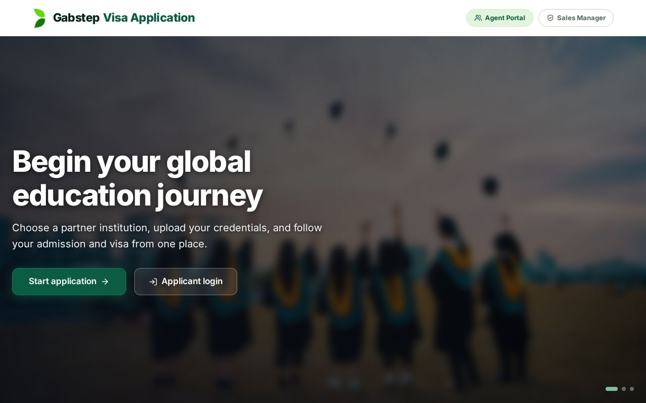 Preview of Admission Portal