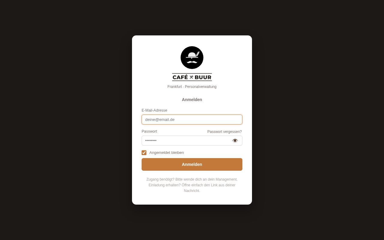Preview of Cafe App