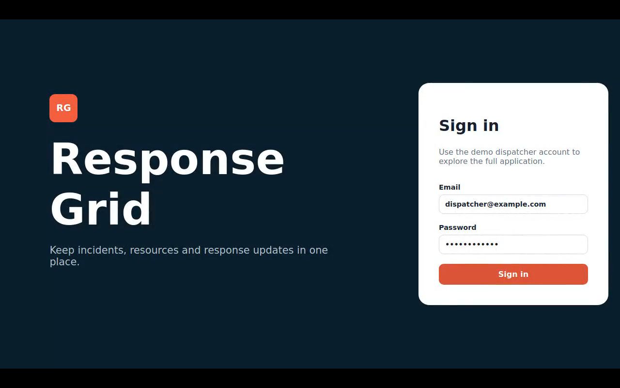 Preview of Emergency Response Platform