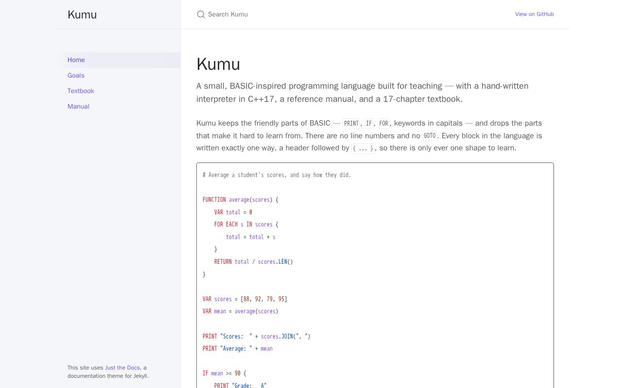 Preview of Kumu Code